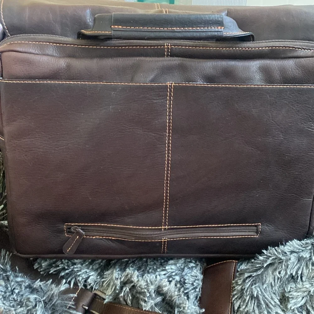 NWT Jack by Jill-e Genuine Leather Camera/Video Travel Bag - Large - Picture 5 of 14